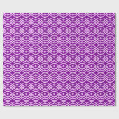 Kimono print, paars en lavender cadeaupapier (Vlak)
