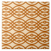 Kimono print, perziken en terracotta tegeltje (Voorkant)