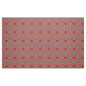 Kimono, rood, grijs en wit stof (Fat Quarter)