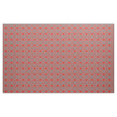 Kimono, rood, grijs en wit stof (Yard (91,4 cm))