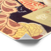 KIMONO VROUW JAPAN KIRIN BEER  Japans Poster (Hoek)