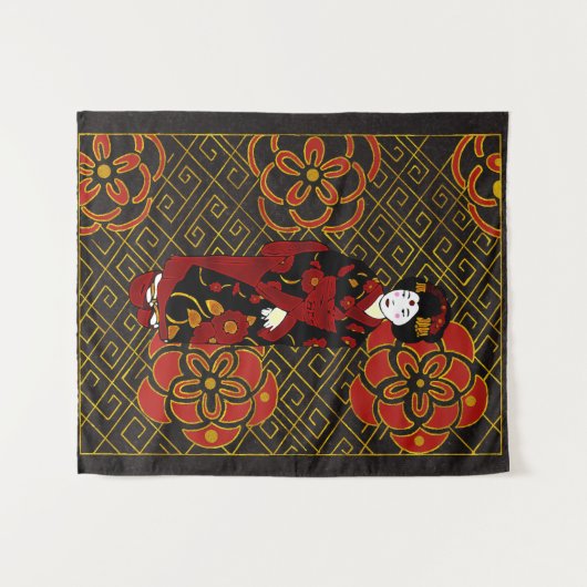 Kimono Wandkleed (Voorkant (horizontaal))