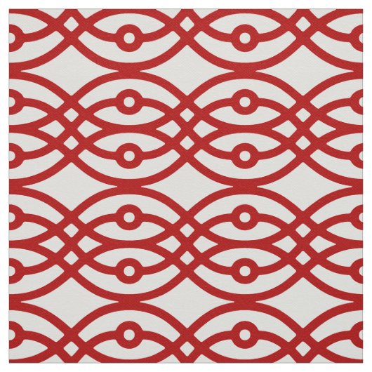 Kimono, wit en donkerrood stof (Swatch)