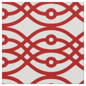 Kimono, wit en donkerrood stof (Close Up)