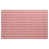 Kimono, wit en donkerrood stof (Yard (91,4 cm))