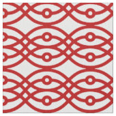 Kimono, wit en donkerrood stof (Close Up)