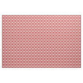 Kimono, wit en donkerrood stof (Yard (91,4 cm))