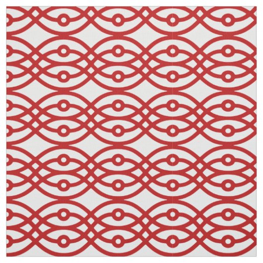 Kimono, wit en donkerrood stof (Swatch)
