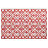 Kimono, wit en donkerrood stof (Fat Quarter)