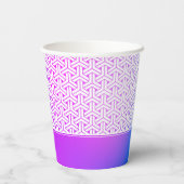 Kimonopatroon 毘沙門亀甲柄 Vrijgezellenfeest Papieren Bekers (Achterkant)