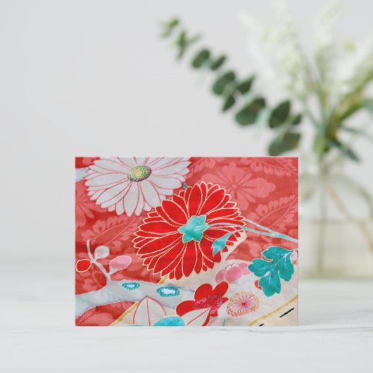 Kimonopatroon briefkaart (Staand voorkant)