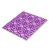 Kimonopdruk, lavendel en paars tegeltje (Zijkant)