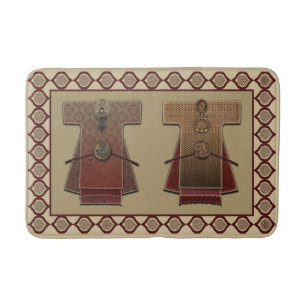 Kimonos Gold en Red Badmat