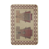 Kimonos Gold en Red Badmat (Voorkant Verticaal)