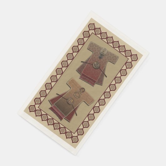 Kimonos Gold en Red Bath Servet (Hoek)