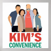 Kims Convenience Simplistic Art Poster (Voorkant)