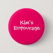 Kim's Entourage Ronde Button 5,7 Cm (Voorkant)