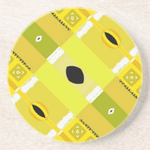 Kim's Palette Sandstone Onderzetter van Julie Ever