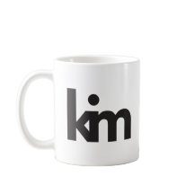 Kim's persoonlijke koffie-mok