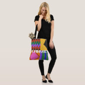 Kimset Kente Tote Bag (Op model)