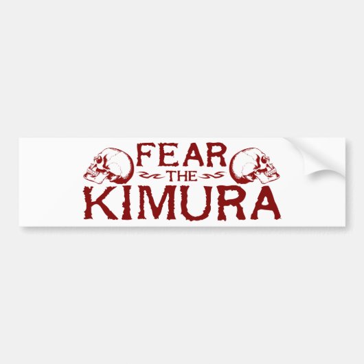 Kimura Bumpersticker (Voorkant)