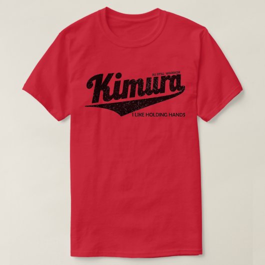 KIMURA Ik hou van handen houden T-shirt (Design voorkant)