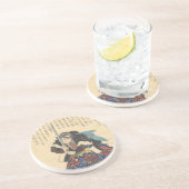 Kimura Okaemon Zandsteen Onderzetter (Zijkant)