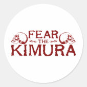Kimura Ronde Sticker (Voorkant)