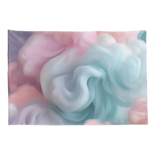 Kin en Queen Tekst op Katoen Snoep Abstract Kussensloop (Achterkant-Rechts)