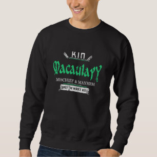 Kin Macaulayy onheil en chaos sinds het midden Trui