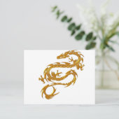 Kin ryu Japanse Dragon Briefkaart (Staand voorkant)