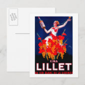 Kina Lillet  PosterEurope Briefkaart (Voorkant / Achterkant)