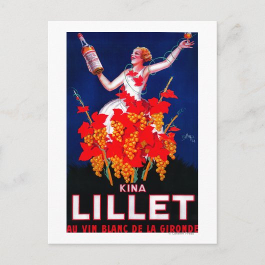 Kina Lillet  PosterEurope Briefkaart (Voorkant)