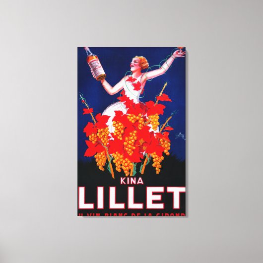 Kina Lillet  PosterEurope Canvas Afdruk (Voorkant)