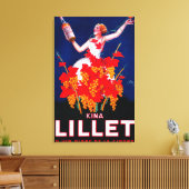 Kina Lillet  PosterEurope Canvas Afdruk (Insitu (Woonkamer))