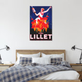 Kina Lillet  PosterEurope Canvas Afdruk (Insitu (Slaapkamer))