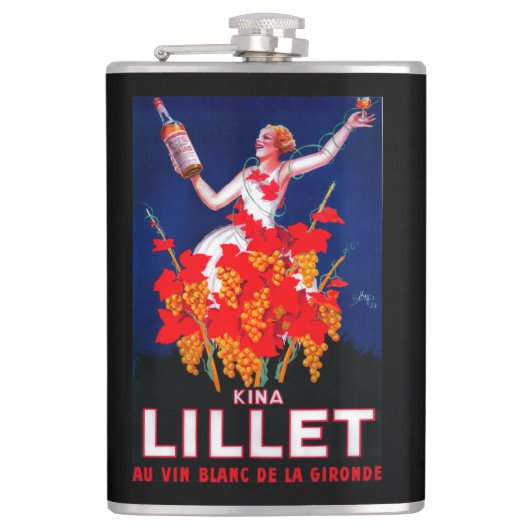 Kina Lillet  PosterEurope Heupfles (Voorkant)