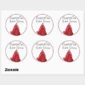 kina ronde sticker (Vel)