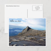 kinabalu borneo briefkaart (Voorkant / Achterkant)