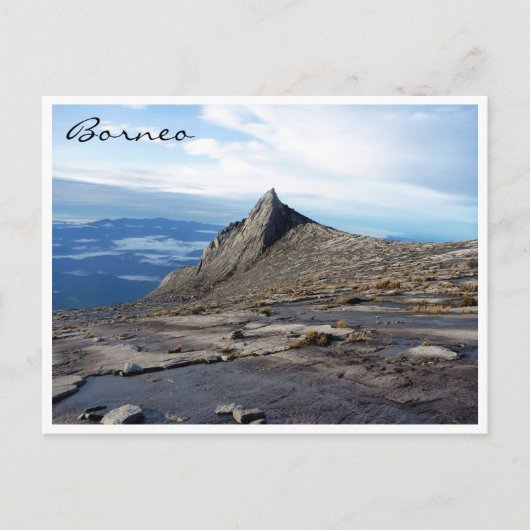 kinabalu borneo briefkaart (Voorkant)