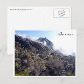 kinabalu borneo natuur briefkaart (Voorkant / Achterkant)