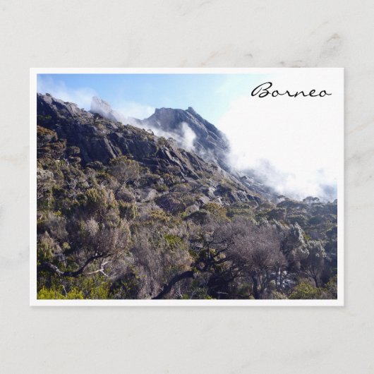 kinabalu borneo natuur briefkaart (Voorkant)
