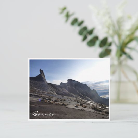 kinabalu borneo uitzicht briefkaart (Staand voorkant)