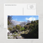 kinabalu hoog uitzicht briefkaart (Voorkant / Achterkant)
