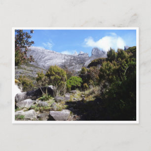 kinabalu hoog uitzicht briefkaart