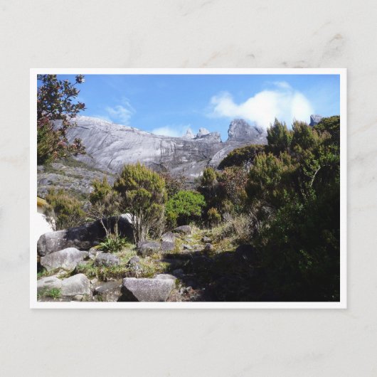 kinabalu hoog uitzicht briefkaart (Voorkant)