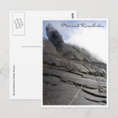 kinabalu touw wolken briefkaart (Voorkant / Achterkant)