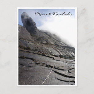 kinabalu touw wolken briefkaart