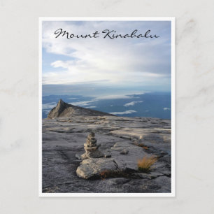 kinabalu uitzicht briefkaart