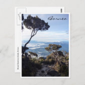kinabalu-uitzicht briefkaart (Voorkant / Achterkant)